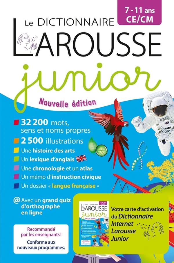 Le dictionnaire Larousse junior (Nouvelle éd. enrichie)