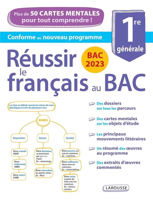 Réussir le français au bac 1re générale