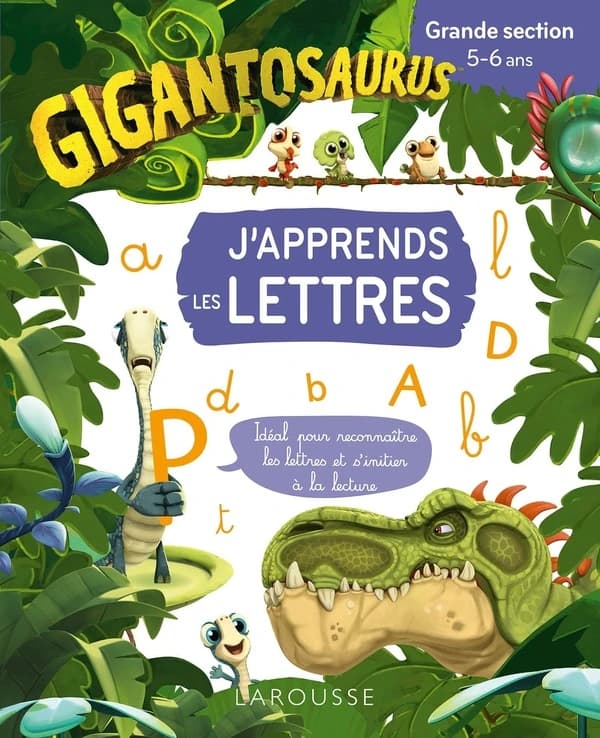 Gigantosaurus ; j'apprends les lettres ; GS