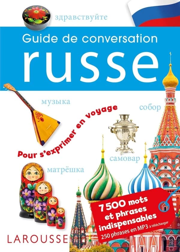 Guide de conversation russe : 7500 mots et phrases indispensables