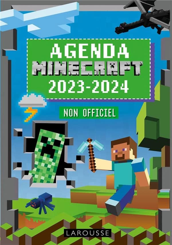 Minecraft : agenda ; non officiel (édition 2023