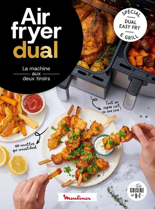 Air fryer dual : la machine aux deux tiroirs