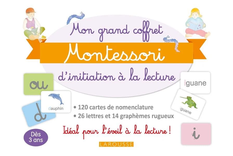 Mon coffret d'initiation à la lecture Montessori : [Image didactique]