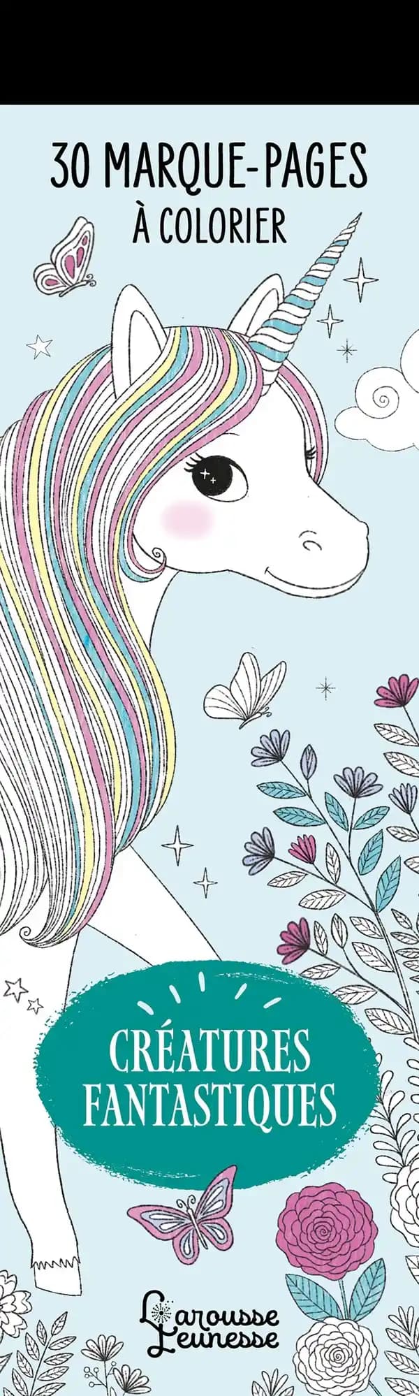 30 marque-pages à colorier : Créatures fantastiques