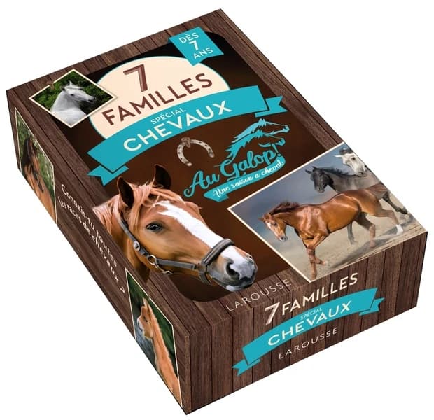 Au Galop, une saison à cheval ; 7 familles ; Spécial Chevaux