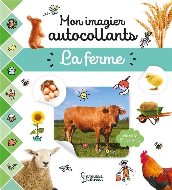 La ferme : mon imagier autocollants : [Autocollant]