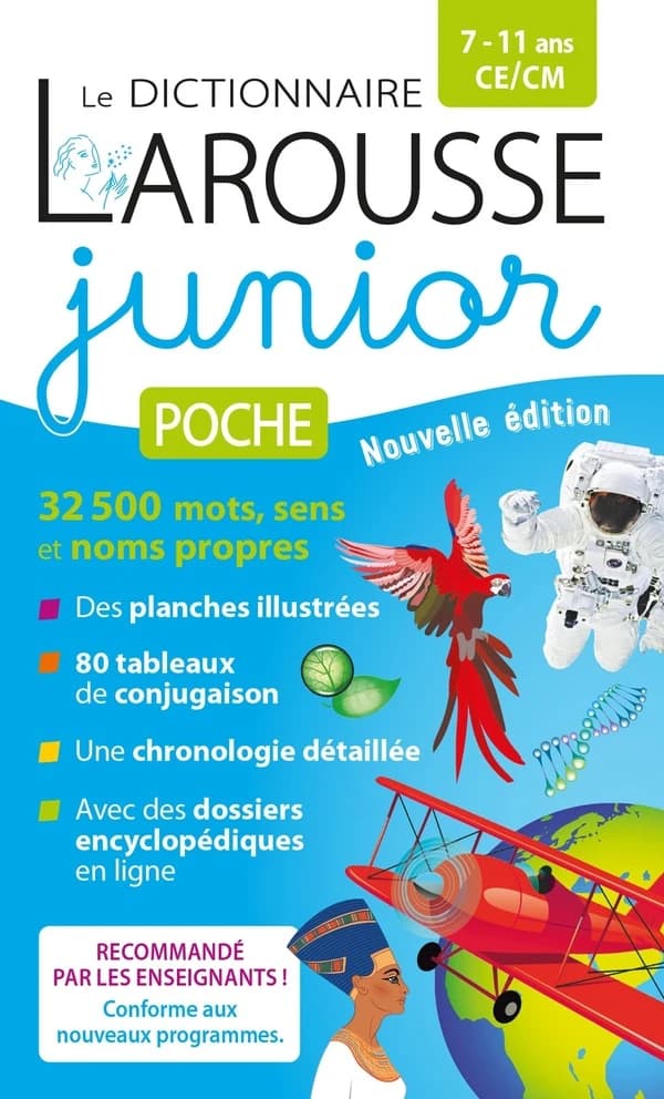 Le dictionnaire Larousse Junior poche ; CE, CM