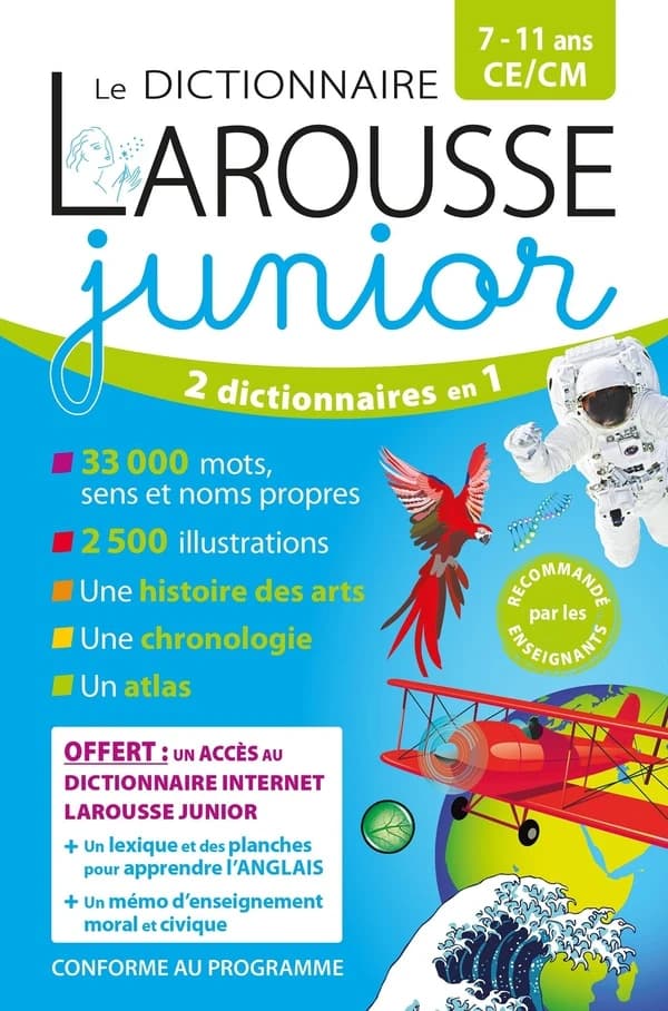 Le dictionnaire Larousse Junior CE