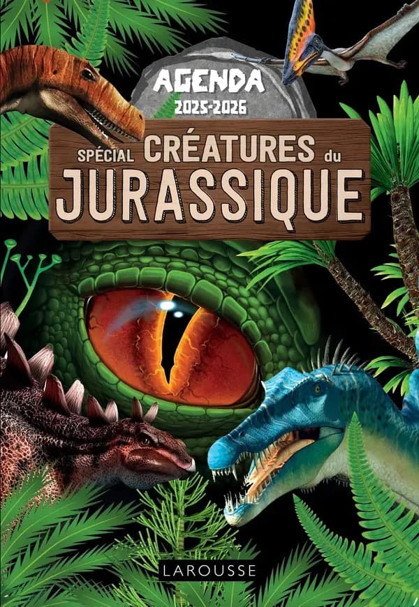 Agenda spécial créatures du Jurassique (édition 2025