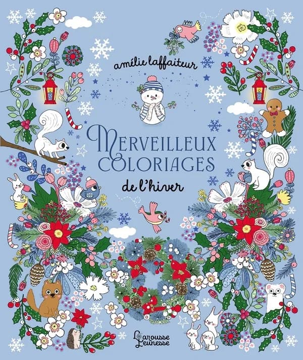 Merveilleux coloriages de l'hiver : [Album à colorier] : [image fixe]