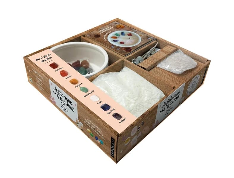 Je fabrique ma bougie zen : Coffret avec matériel