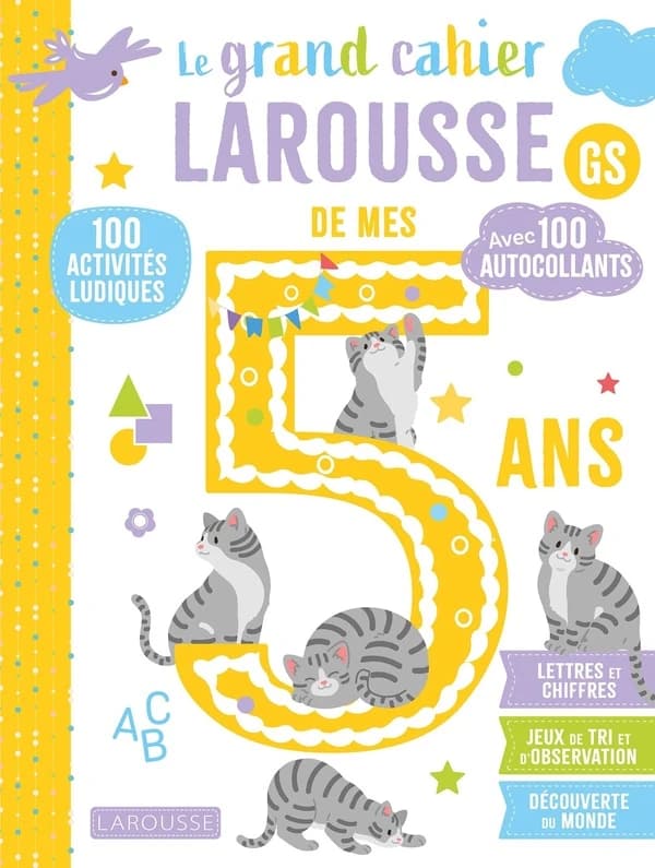 Le grand cahier Larousse de mes 5 ans