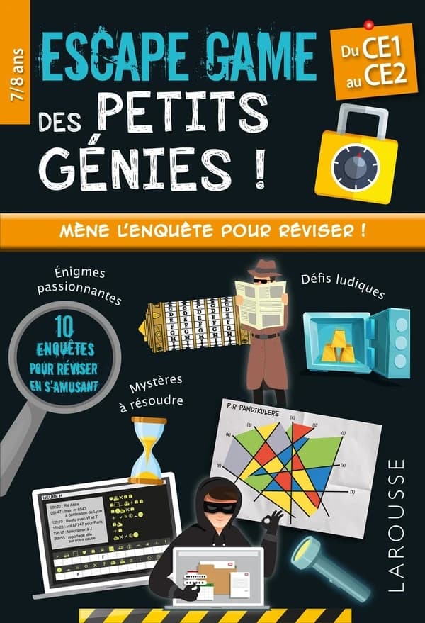 Escape game des petits génies ! : Du CE1 au CE2