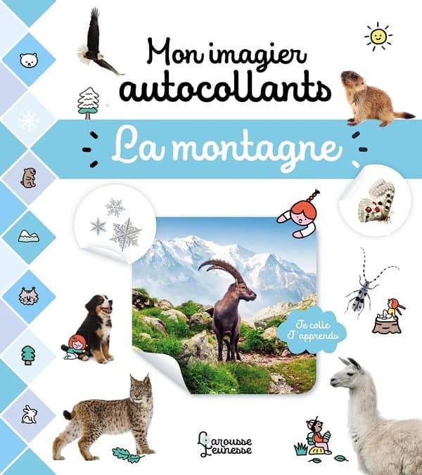 Mon imagier autocollants : La montagne