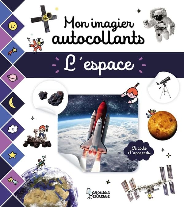 Mon imagier autocollants : L'Espace