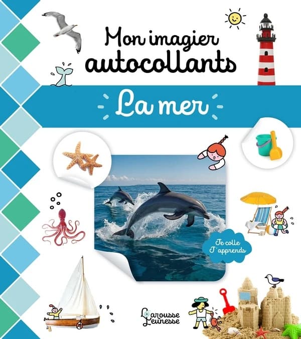 Mon imagier autocollants : La Mer