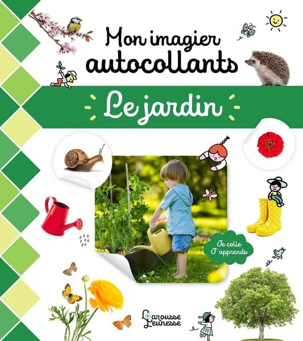 Mon imagier autocollants : Le Jardin