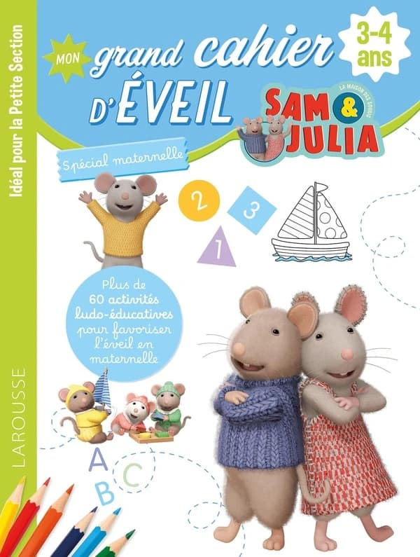 Sam et Julia ; Mon grand cahier d'éveil