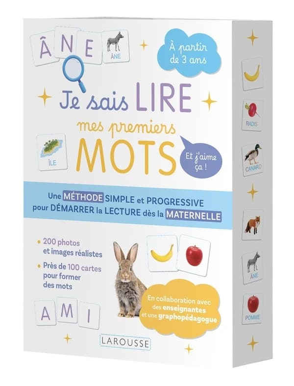 Je sais lire mes premiers mots : et j'aime ça ! : une méthode simple et progessive pour démarrer la lecture dès la maternelle...