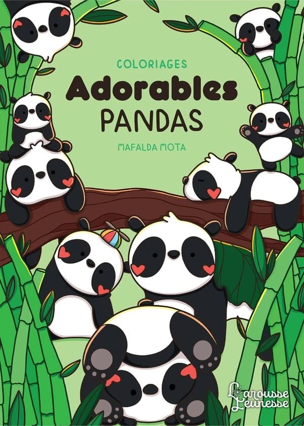 Coloriages : Adorables pandas