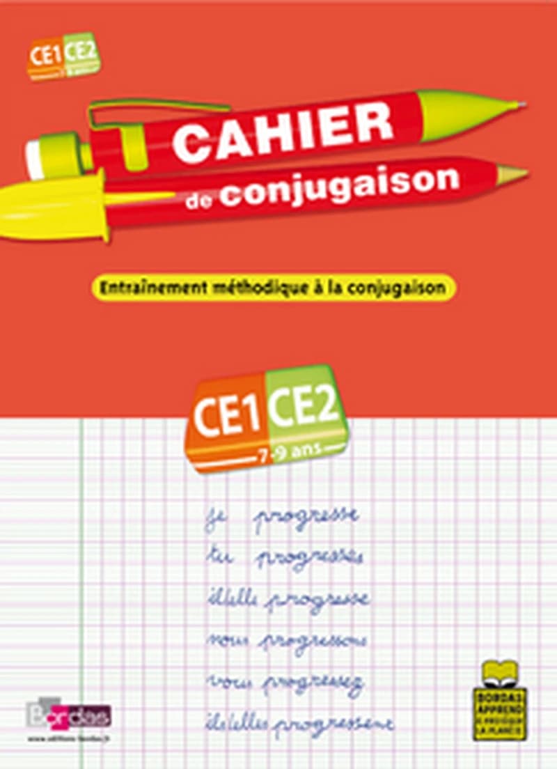 CAHIER DE CONJUGAISON CE1-CE2