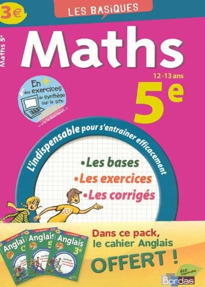 LES BASIQUES BORDAS : maths ; 5eme ; 12