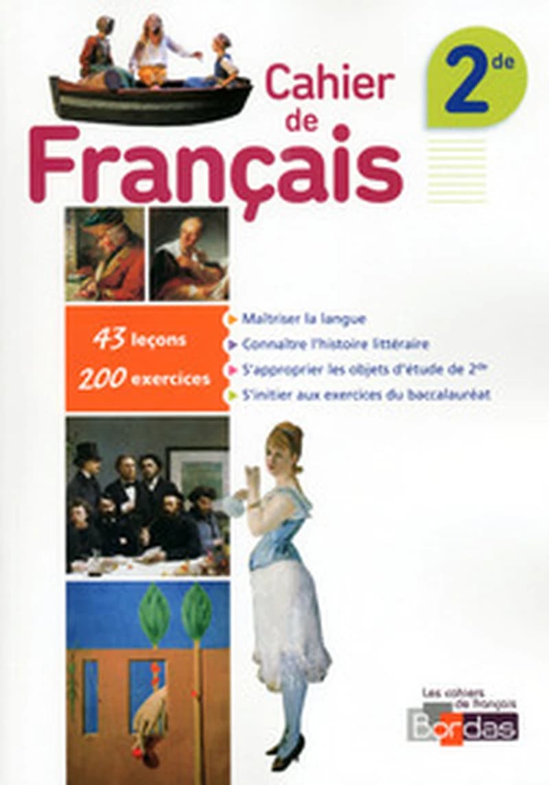 FRANCAIS 2DE 2015 CAHIER D'EXERCICES