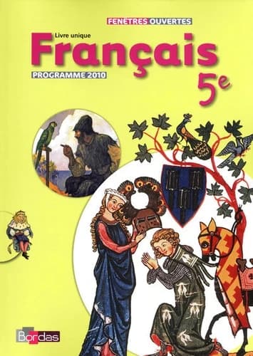Français, 5e : livre unique