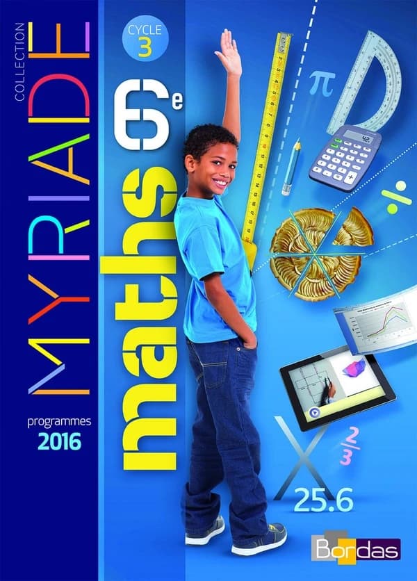 Maths, 6e : cycle 3 : programme 2016