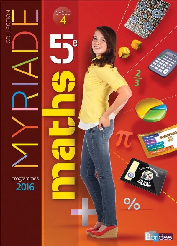 Maths, 5e : cycle 4 : programmes 2016