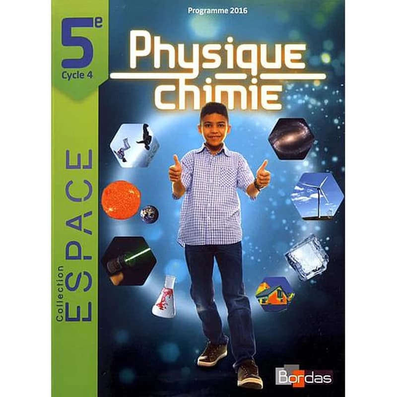 Physique, chimie : 5e : programme 2016