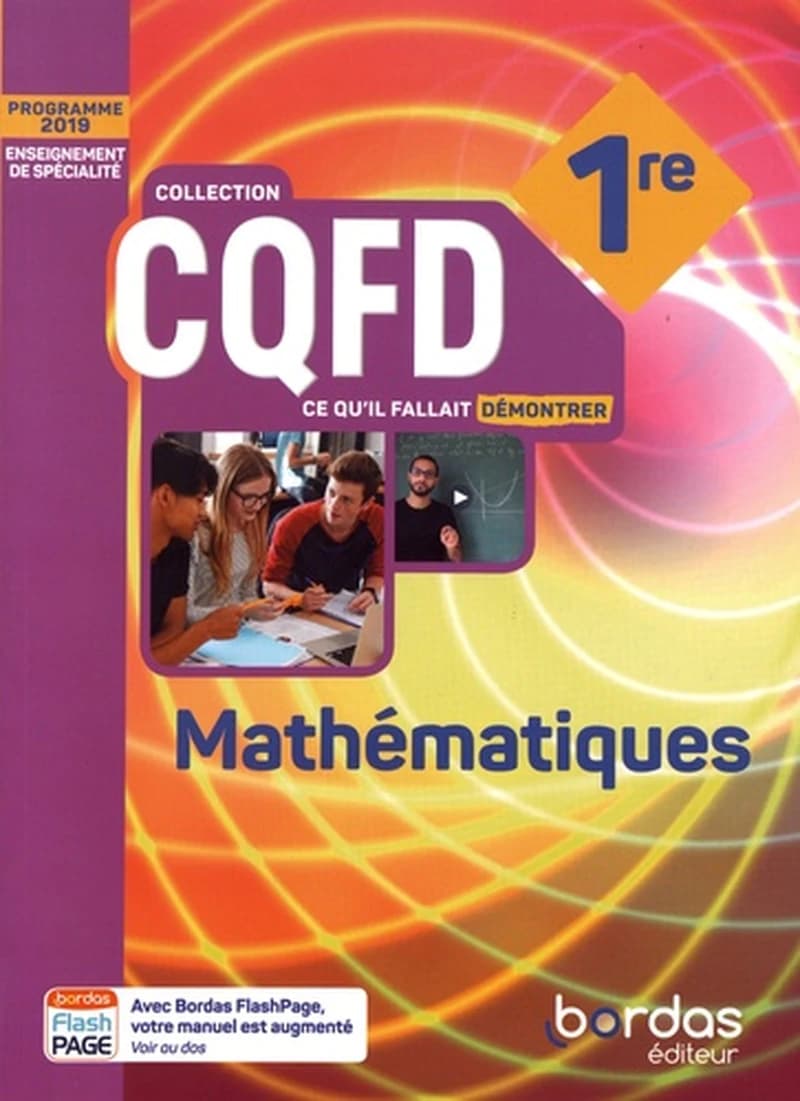 Mathématiques : 1re : programme 2019 : enseignement de spécialité