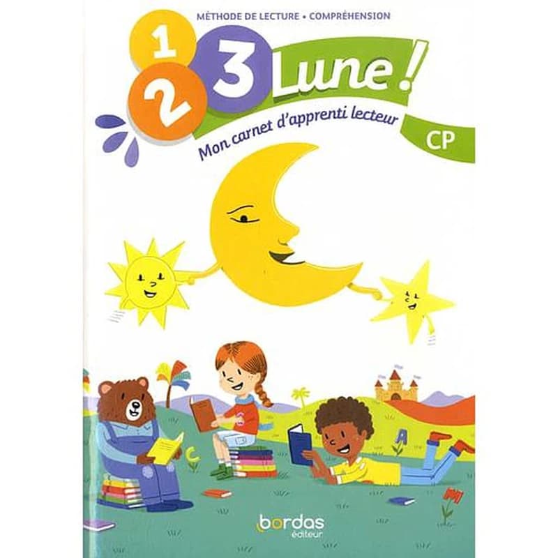 1, 2, 3 Lune ! : méthode de lecture ; CP : mon carnet d'apprenti lecteur