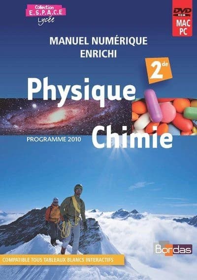 E.S.P.A.C.E LYCEE ; physique-chimie ; 2de ; MPV ; tarif adoptant (2e édition)