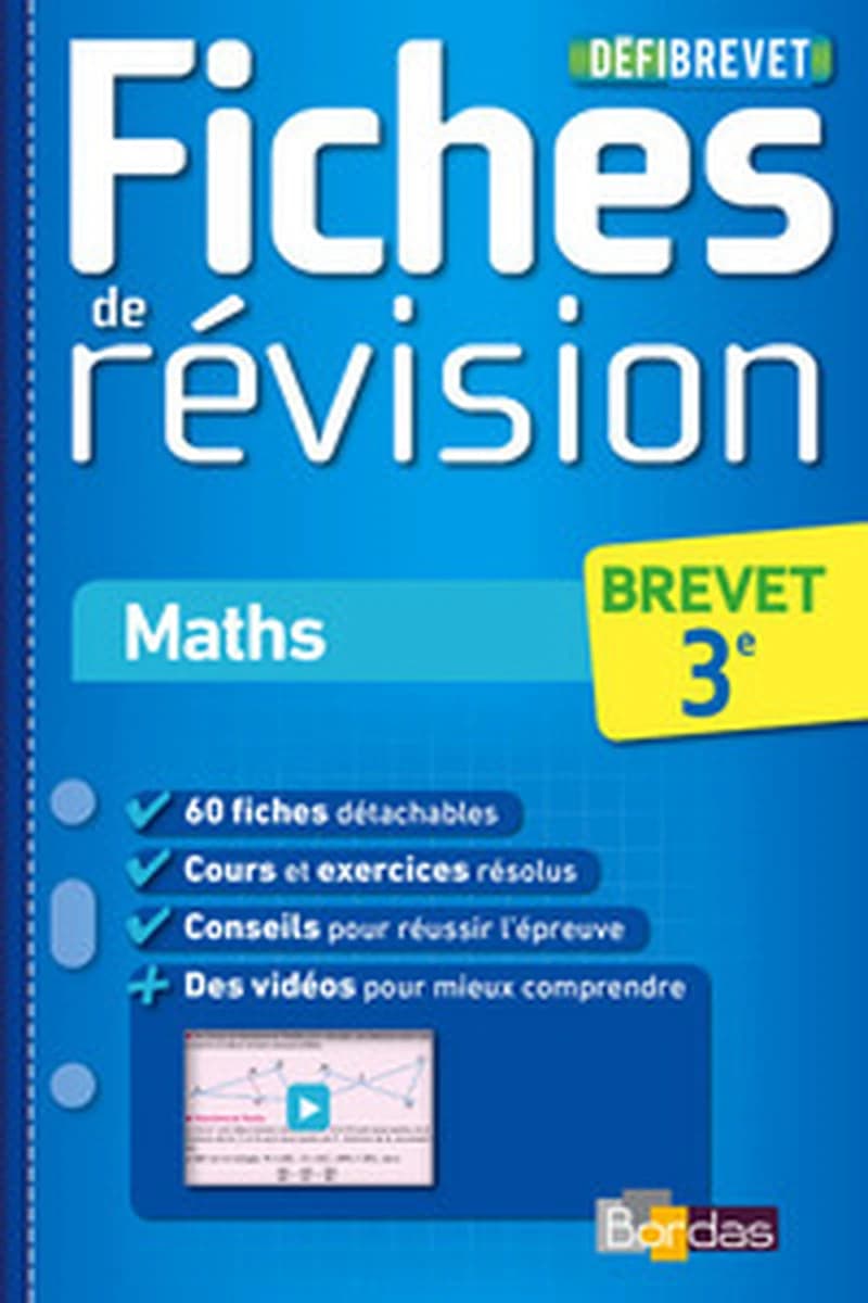 MATHS 3E - FICHES DE REVISION