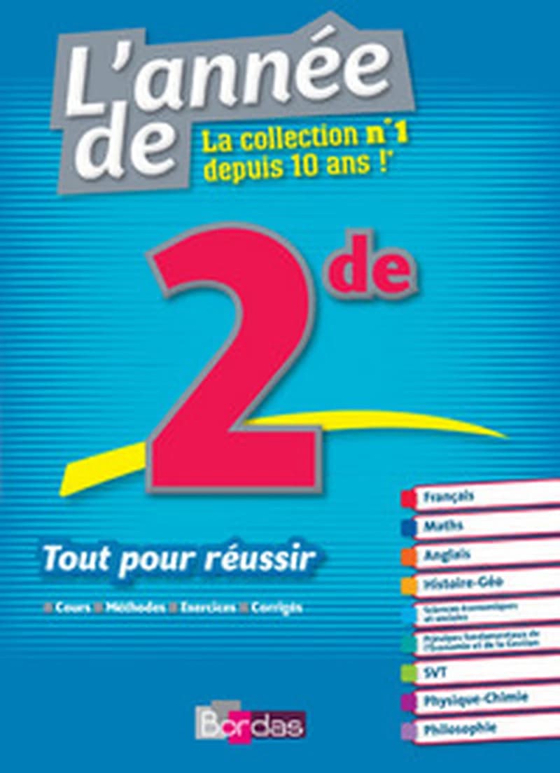 L'ANNEE DE 2DE