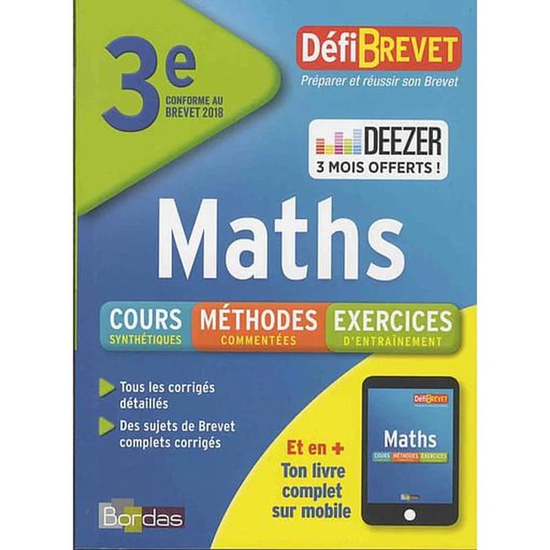 Maths brevet 3e