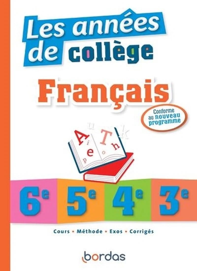 L'année de : les années de collège ; français (édition 2020)