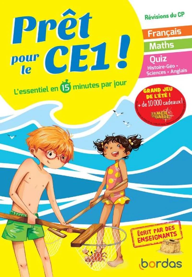 Prêt pour le CE1  - L'essentiel en 15 minutes par jour