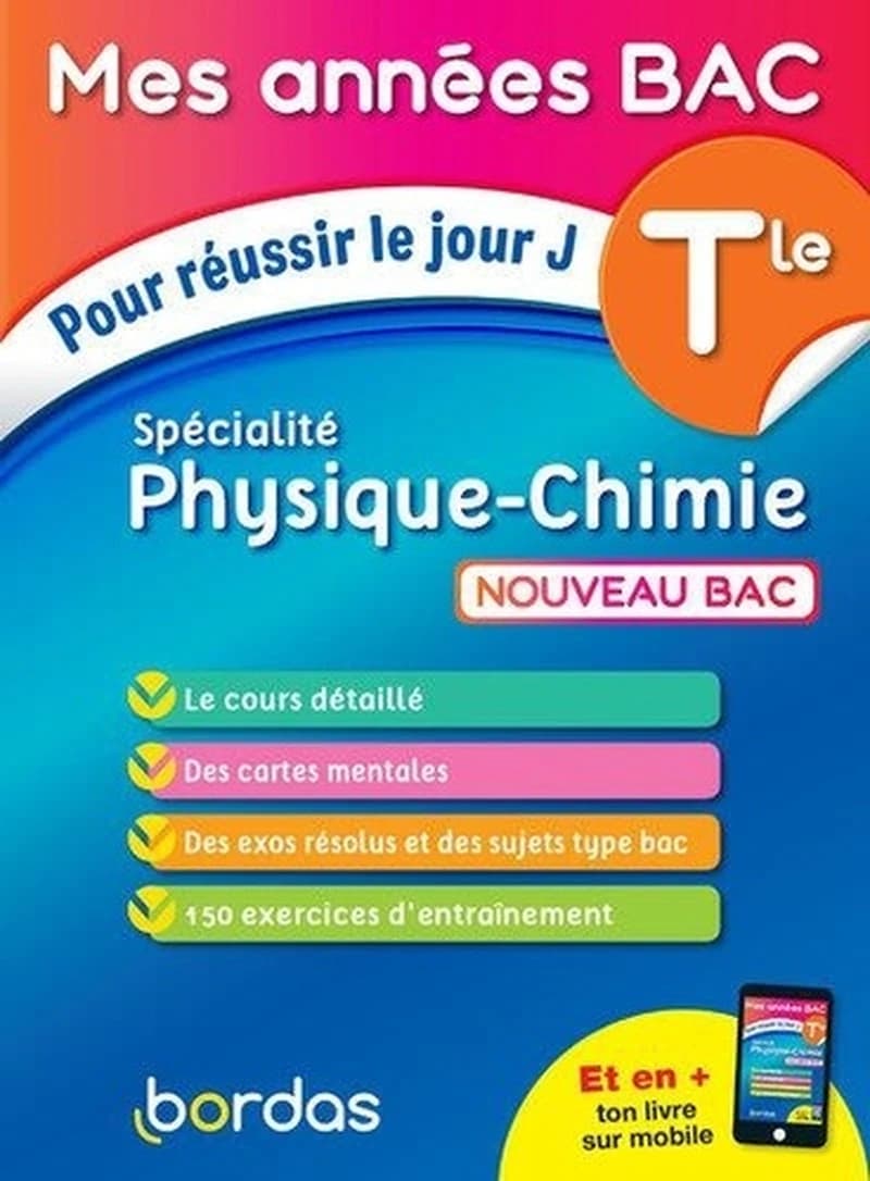 Mes années bac : spécialité physique-chimie ; terminale (édition 2020)
