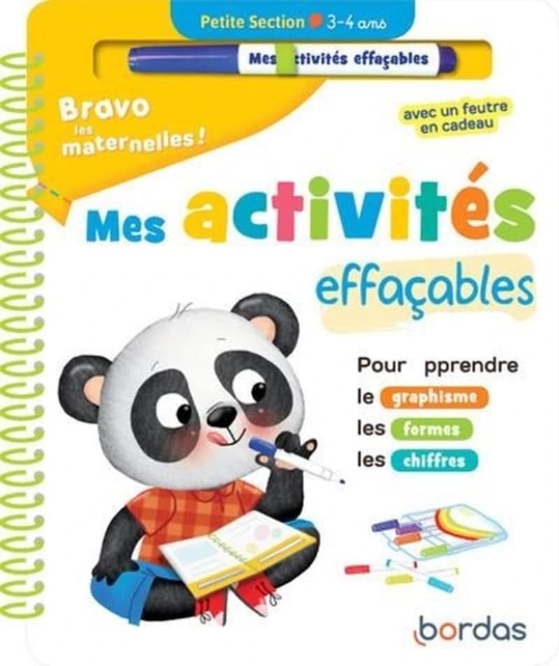 Bravo les maternelles ! : mes activités effaçables ; PS (édition 2021)