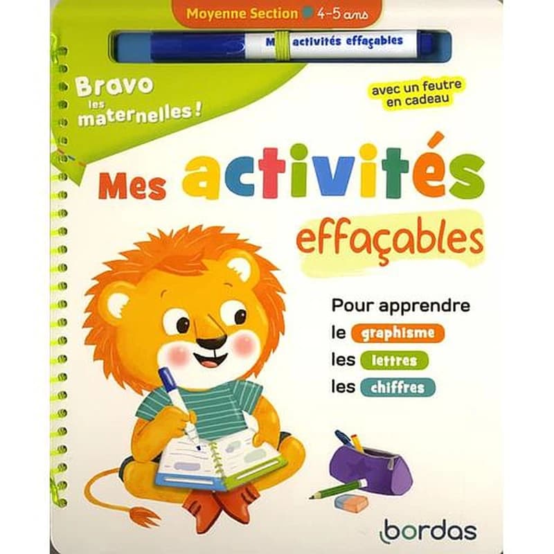 Bravo les maternelles ! : mes activités effaçables ; MS