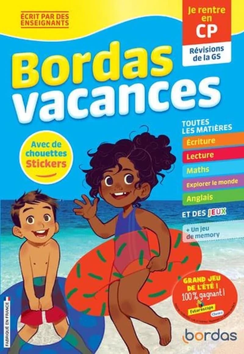 BORDAS VACANCES - JE RENTRE EN CP