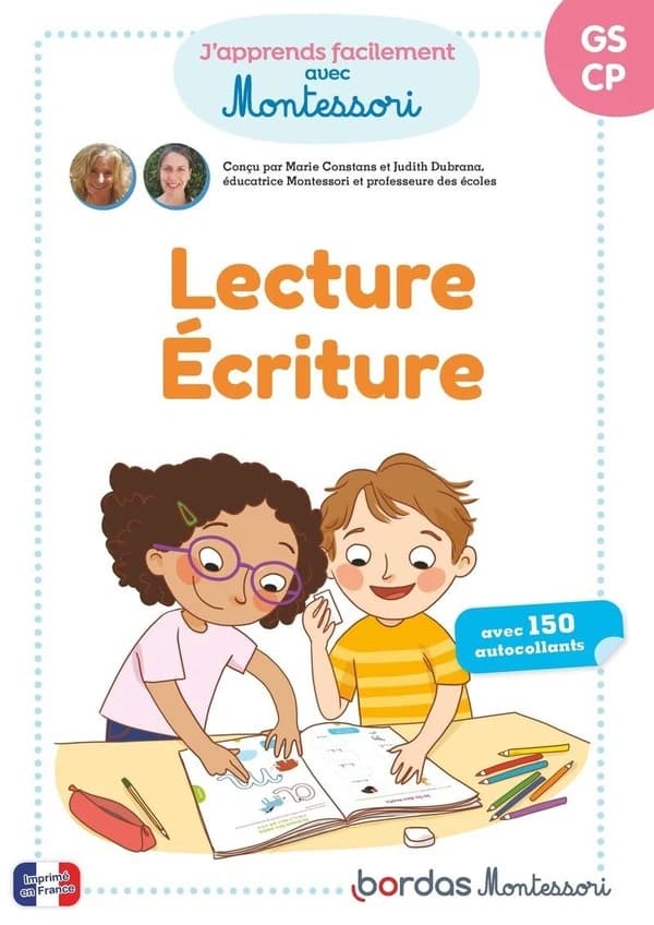 J'apprends facilement avec Montessori : lecture, écriture ; grande section, CP (édition 2023)