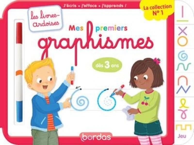 Les livres-ardoises : mes premiers graphismes ; à partir de 3 ans (édition 2023)