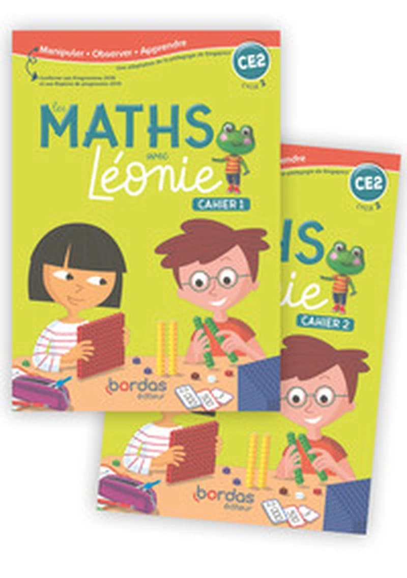 Les maths avec Léonie : CE2 ; cahiers de l'élève N°1 et N°2 (édition 2020)