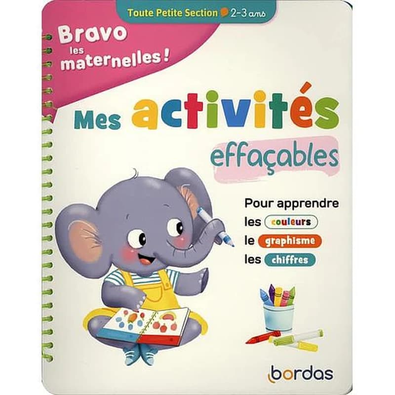 Mes activités effaçables Toute Petite section