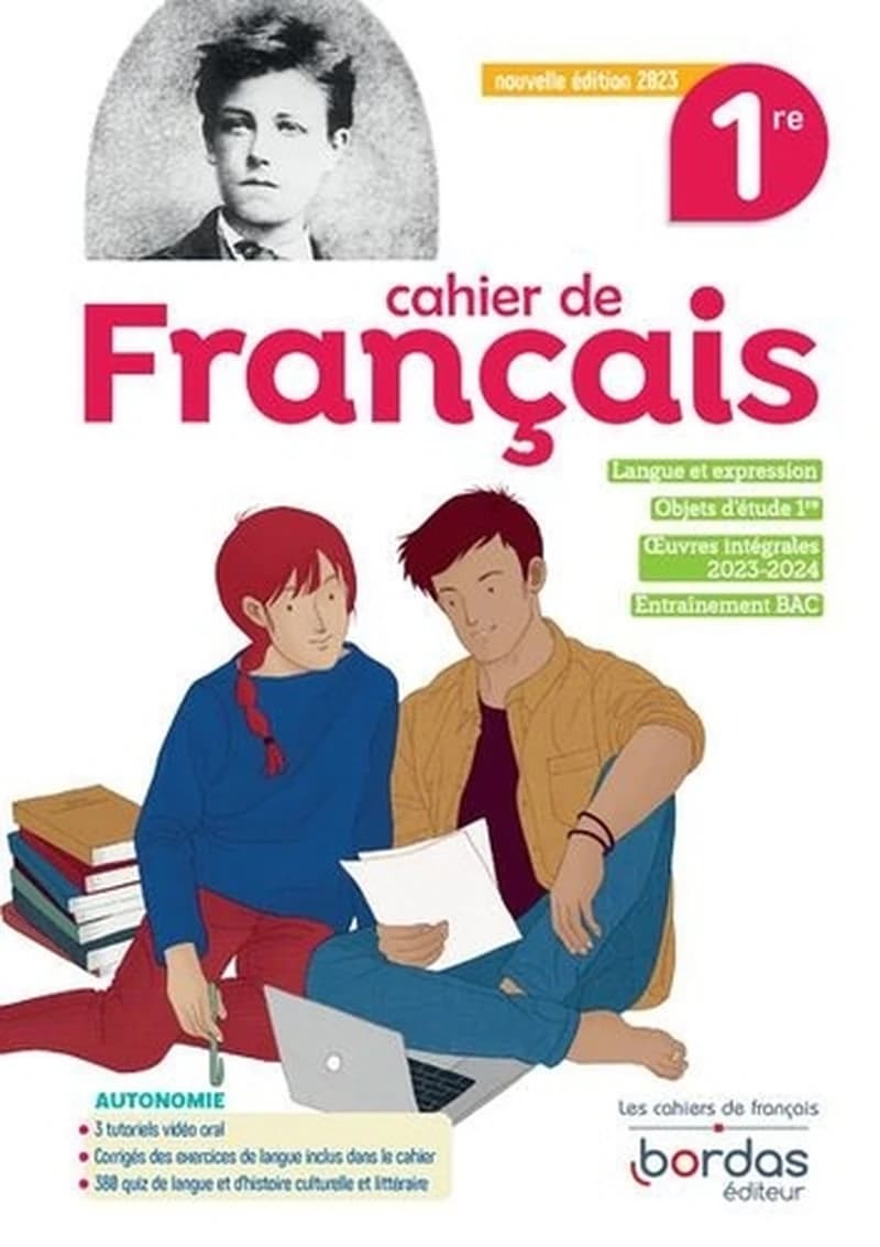 Cahier de français : 1re (édition 2023)