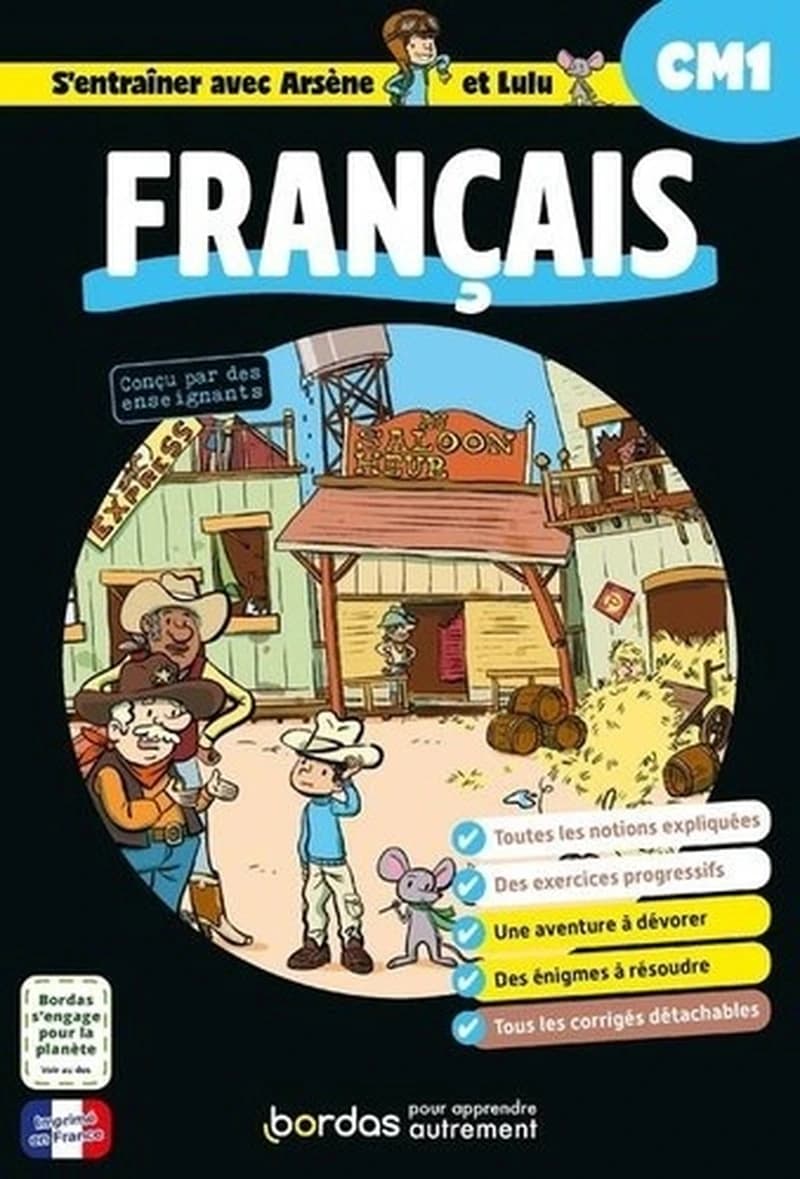 S'entraîner avec Arsène et Lulu : français ; CM1