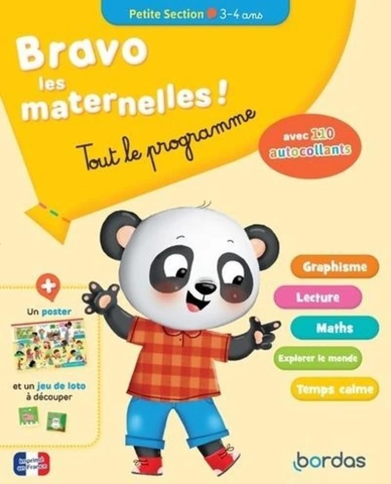 Tout le programme Petite section : Avec 110 autocollants